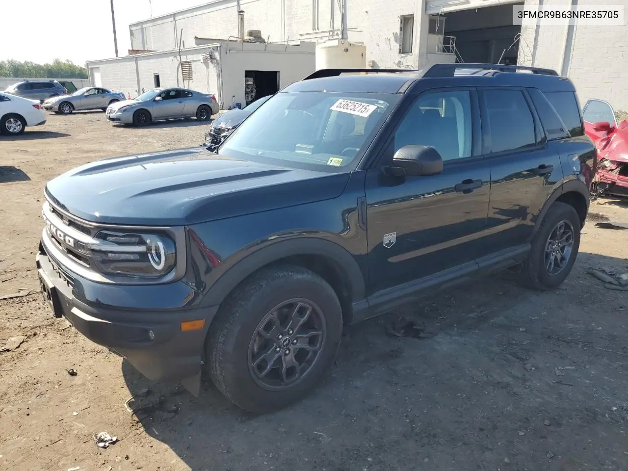 2022 Ford Bronco Sport Big Bend VIN: 3FMCR9B63NRE35705 Lot: 63625215