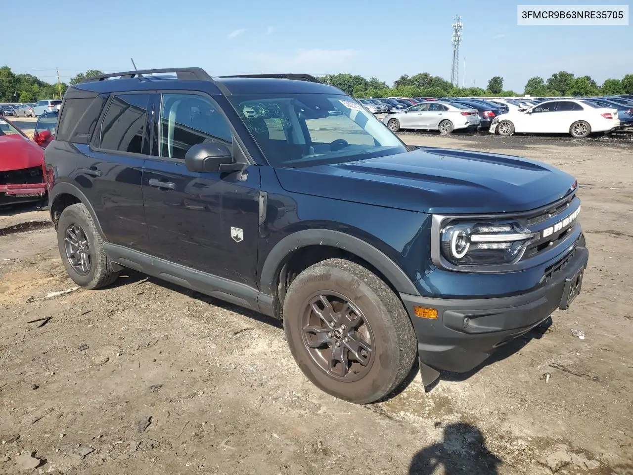 2022 Ford Bronco Sport Big Bend VIN: 3FMCR9B63NRE35705 Lot: 63625215