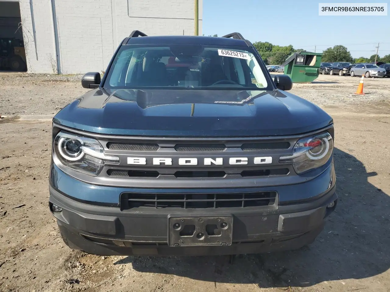 2022 Ford Bronco Sport Big Bend VIN: 3FMCR9B63NRE35705 Lot: 63625215