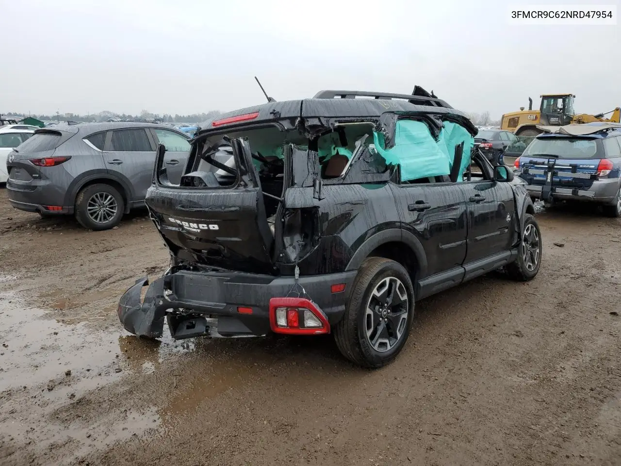 2022 Ford Bronco Sport Outer Banks VIN: 3FMCR9C62NRD47954 Lot: 80434124