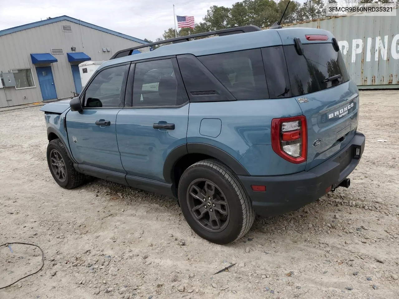 2022 Ford Bronco Sport Big Bend VIN: 3FMCR9B60NRD35321 Lot: 89394155
