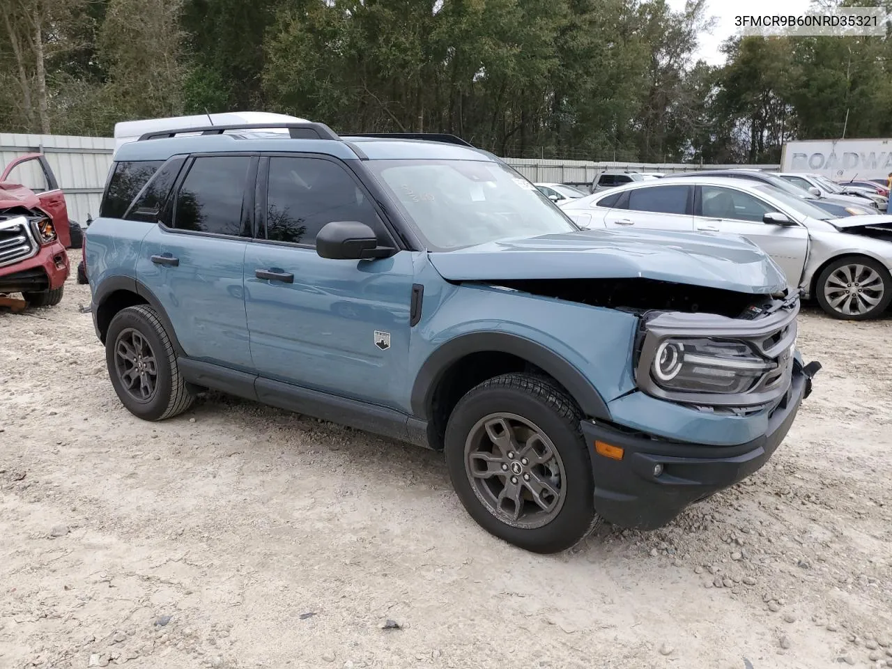 2022 Ford Bronco Sport Big Bend VIN: 3FMCR9B60NRD35321 Lot: 89394155