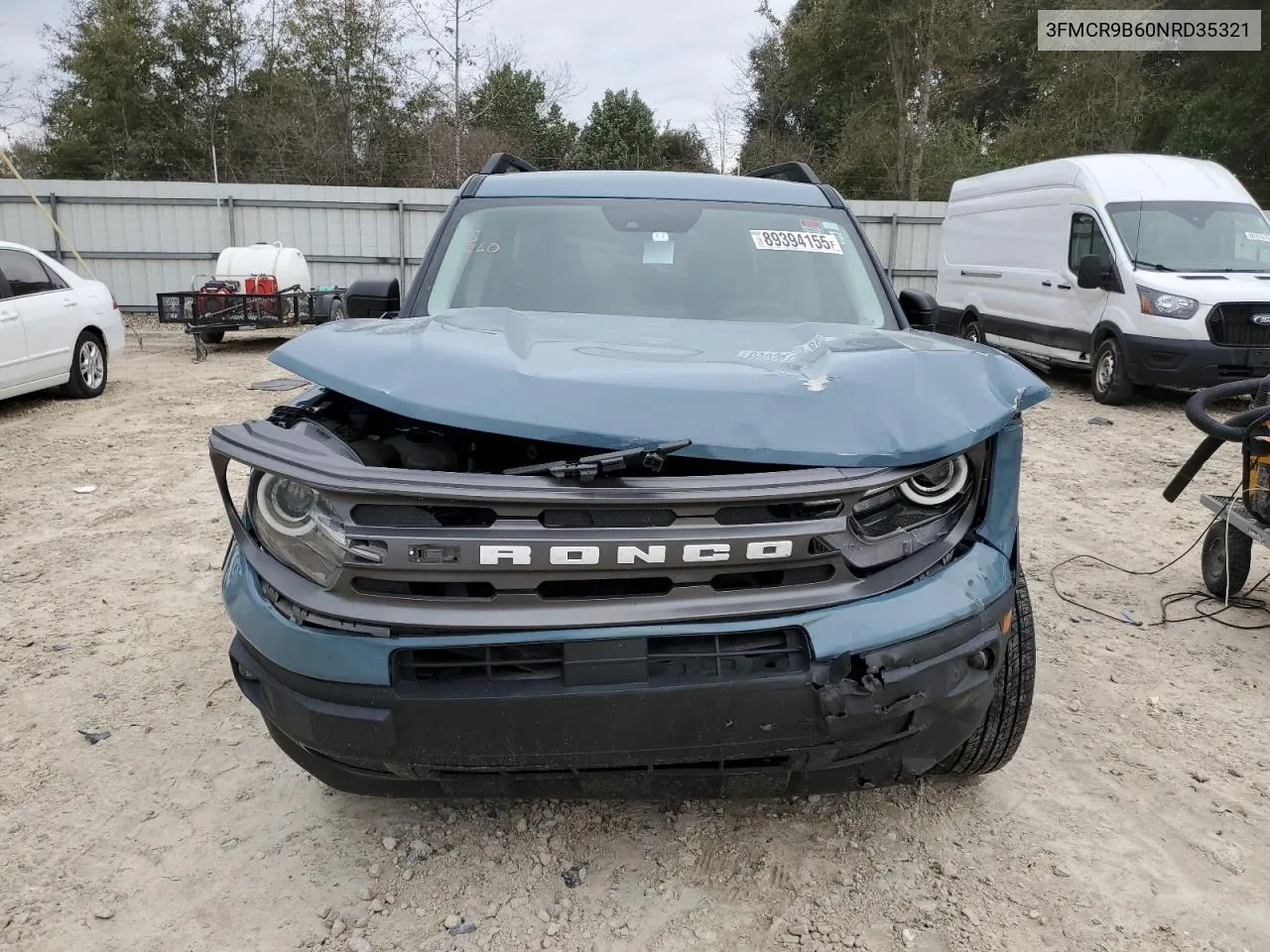 2022 Ford Bronco Sport Big Bend VIN: 3FMCR9B60NRD35321 Lot: 89394155