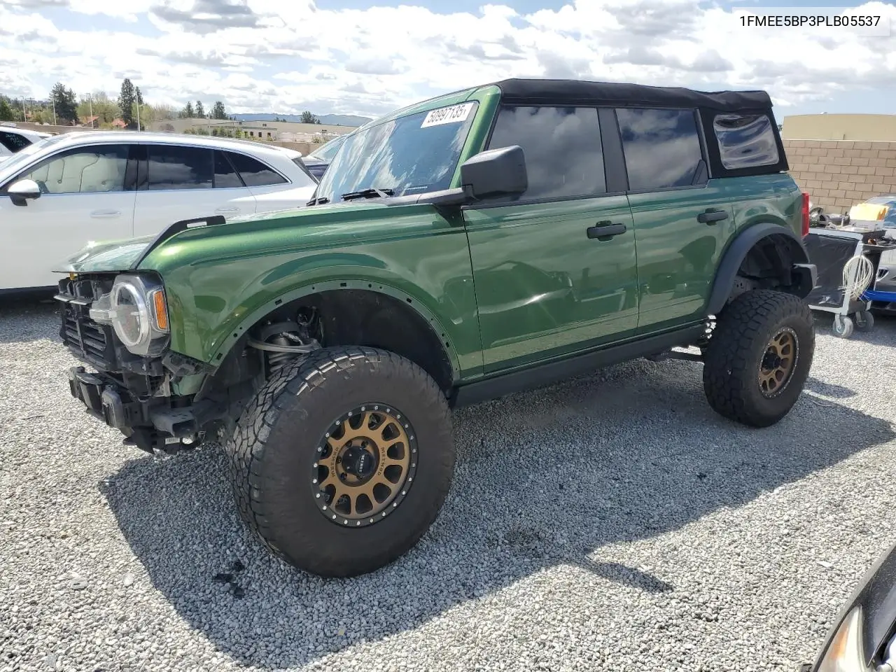 2023 Ford Bronco Base VIN: 1FMEE5BP3PLB05537 Lot: 50997135
