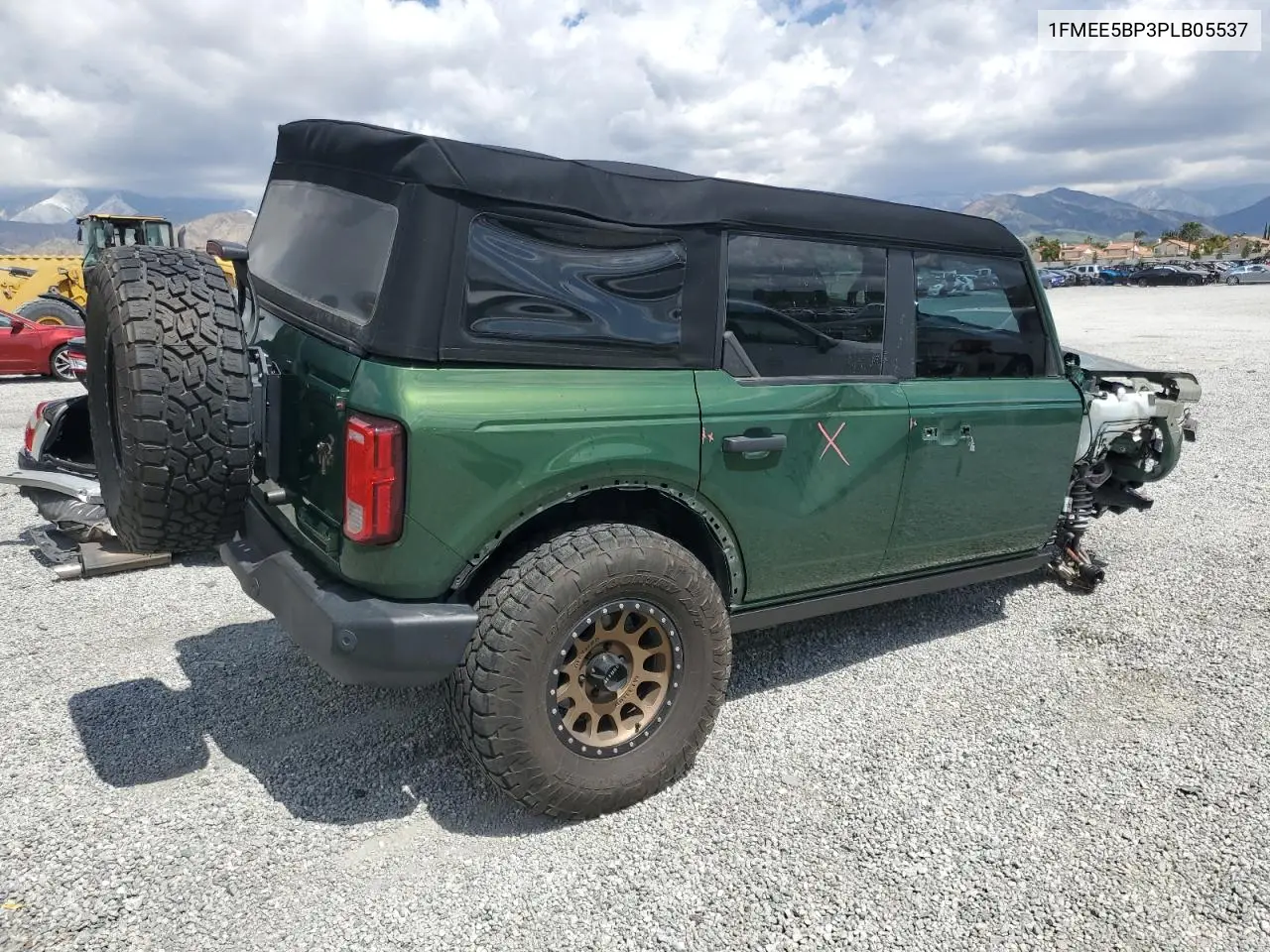2023 Ford Bronco Base VIN: 1FMEE5BP3PLB05537 Lot: 50997135