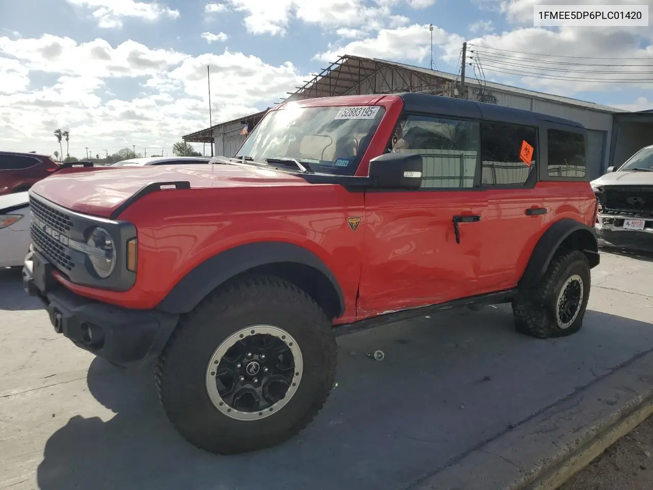 2023 Ford Bronco Base VIN: 1FMEE5DP6PLC01420 Lot: 52883195