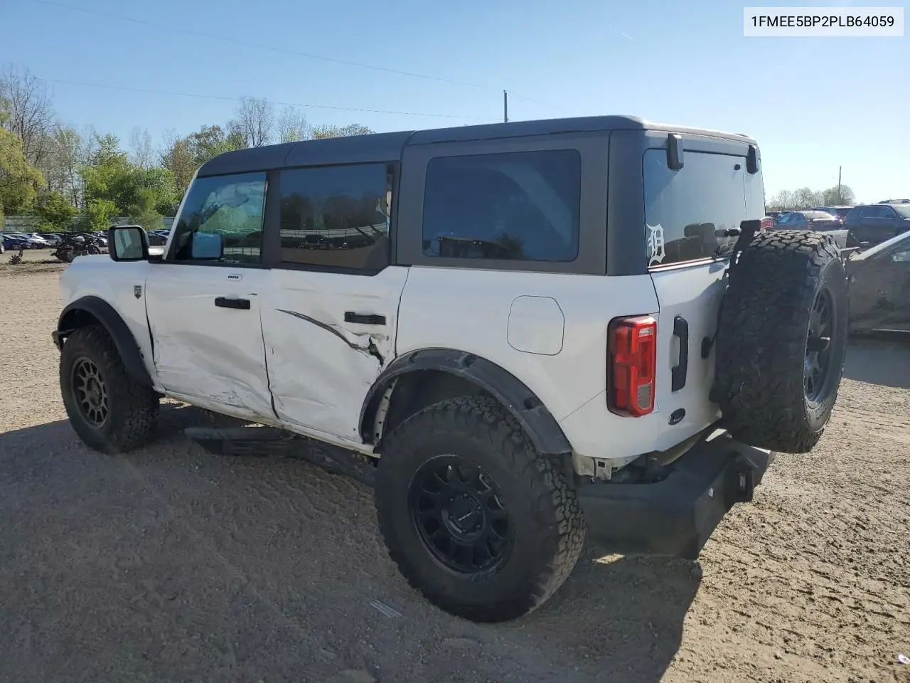 2023 Ford Bronco Base VIN: 1FMEE5BP2PLB64059 Lot: 56026195