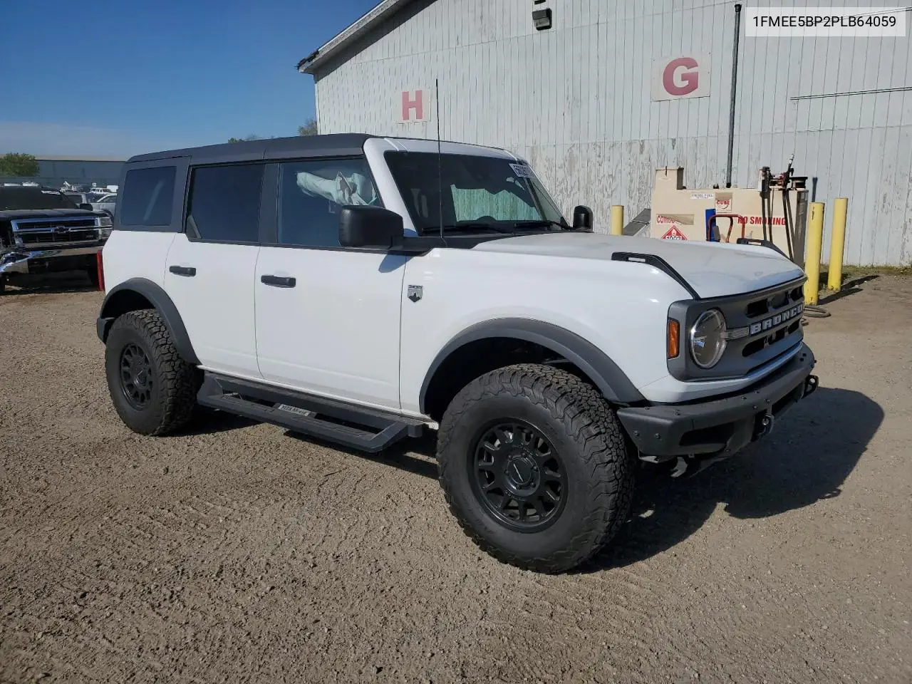 2023 Ford Bronco Base VIN: 1FMEE5BP2PLB64059 Lot: 56026195