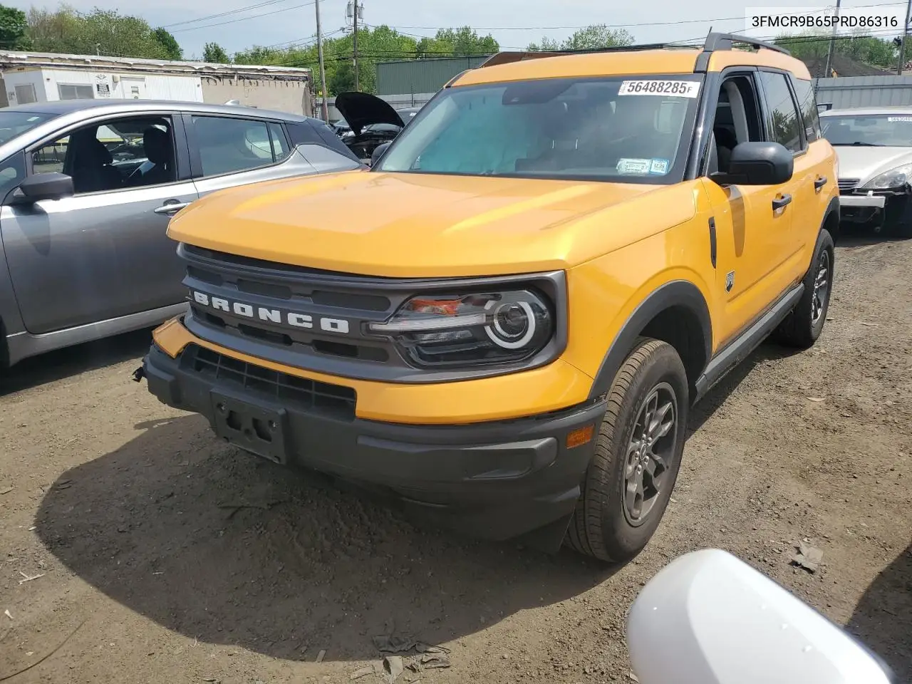 2023 Ford Bronco Sport Big Bend VIN: 3FMCR9B65PRD86316 Lot: 56488285