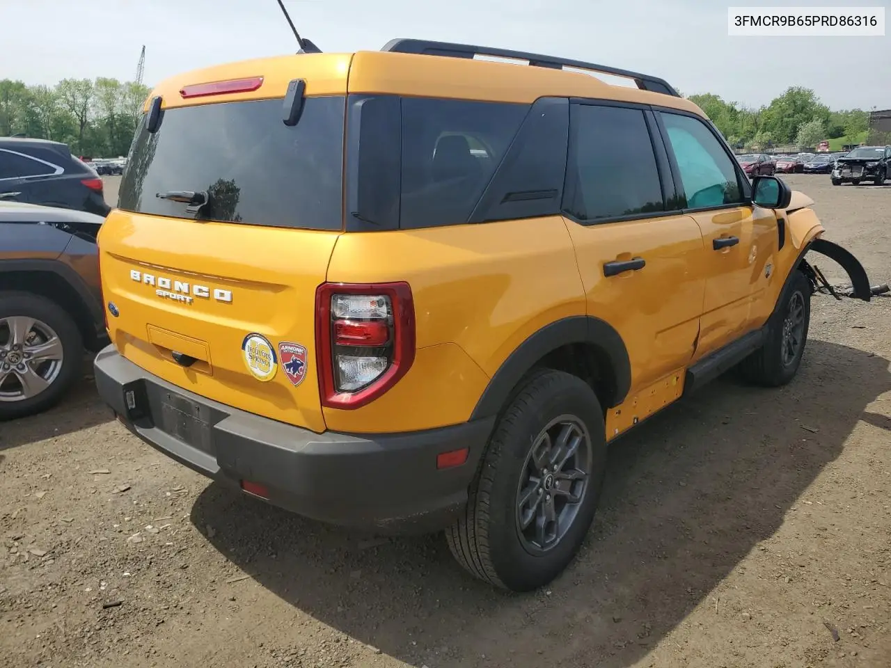 2023 Ford Bronco Sport Big Bend VIN: 3FMCR9B65PRD86316 Lot: 56488285