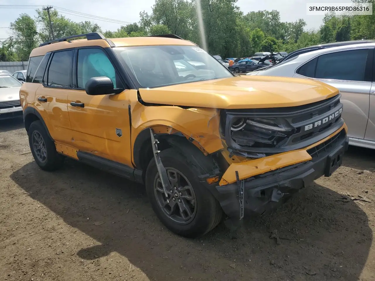 2023 Ford Bronco Sport Big Bend VIN: 3FMCR9B65PRD86316 Lot: 56488285