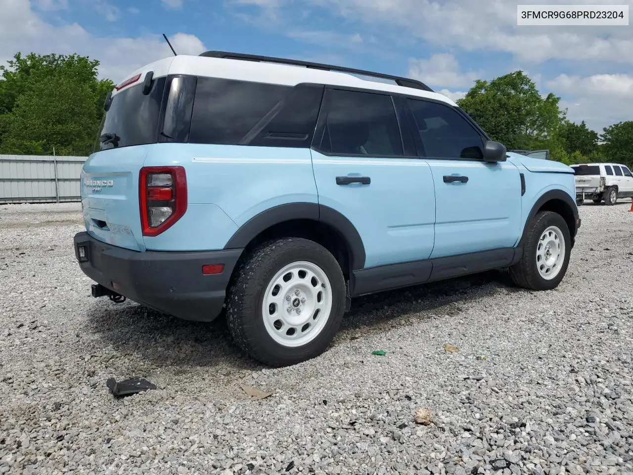 2023 Ford Bronco Sport Heritage VIN: 3FMCR9G68PRD23204 Lot: 56588845