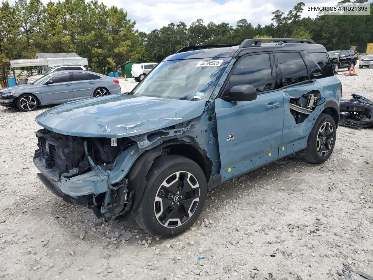 2023 Ford Bronco Sport Outer Banks VIN: 3FMCR9C67PRD21398 Lot: 56700925