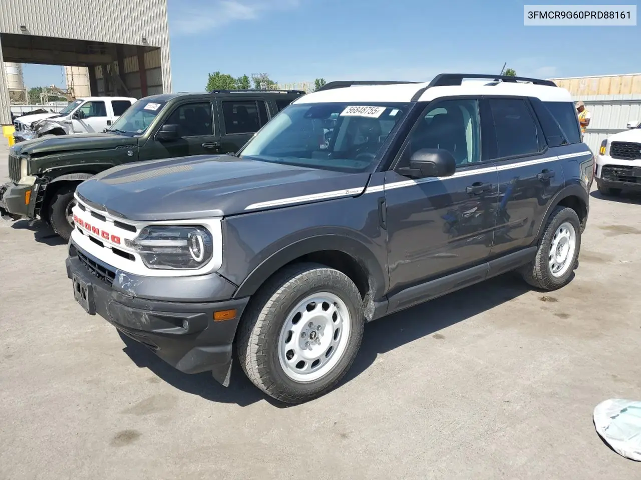 2023 Ford Bronco Sport Heritage VIN: 3FMCR9G60PRD88161 Lot: 56848755
