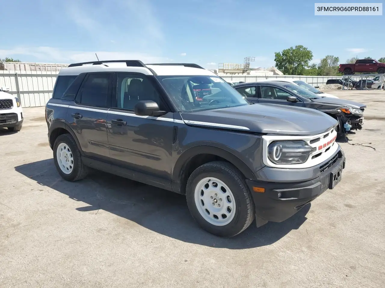 2023 Ford Bronco Sport Heritage VIN: 3FMCR9G60PRD88161 Lot: 56848755