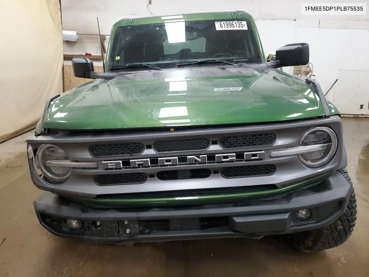 2023 Ford Bronco Base VIN: 1FMEE5DP1PLB75535 Lot: 61996135