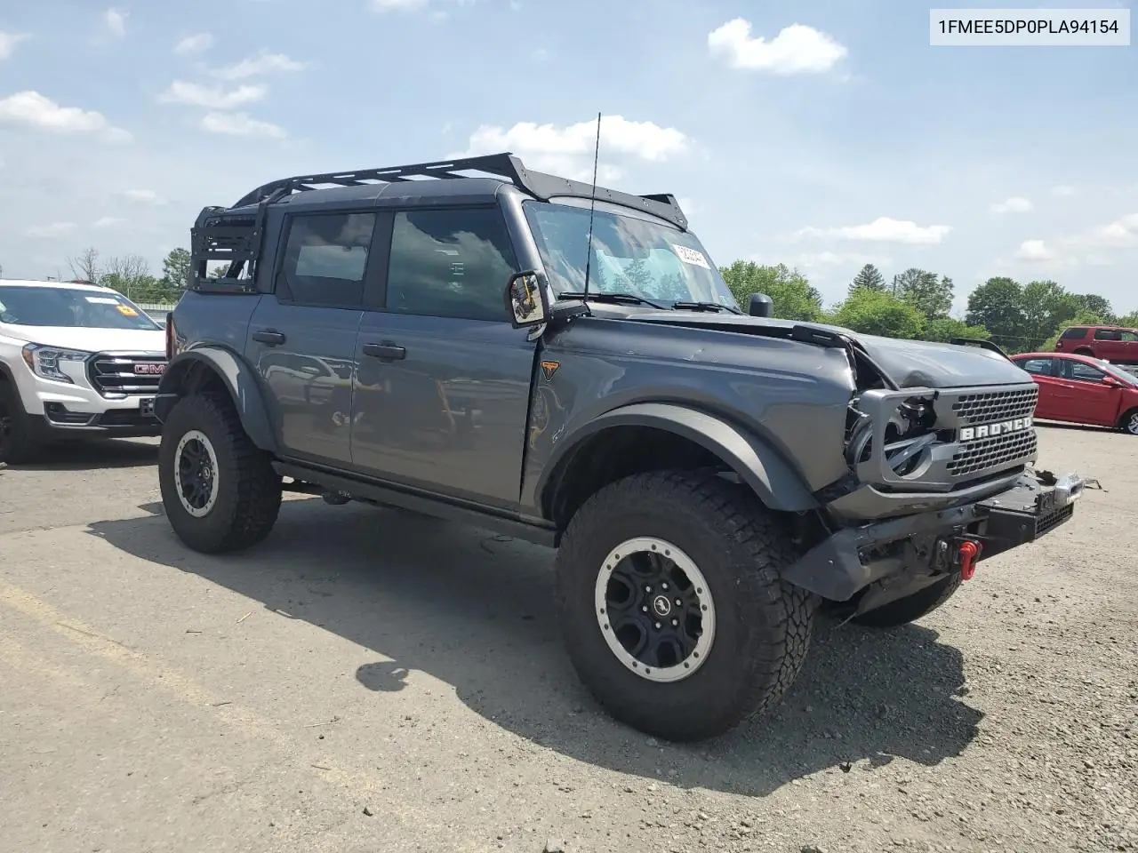 2023 Ford Bronco Base VIN: 1FMEE5DP0PLA94154 Lot: 62035445