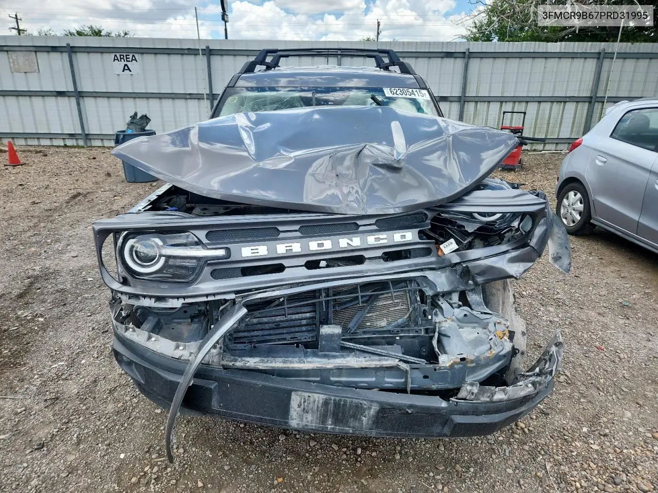 2023 Ford Bronco Sport Big Bend VIN: 3FMCR9B67PRD31995 Lot: 62305415