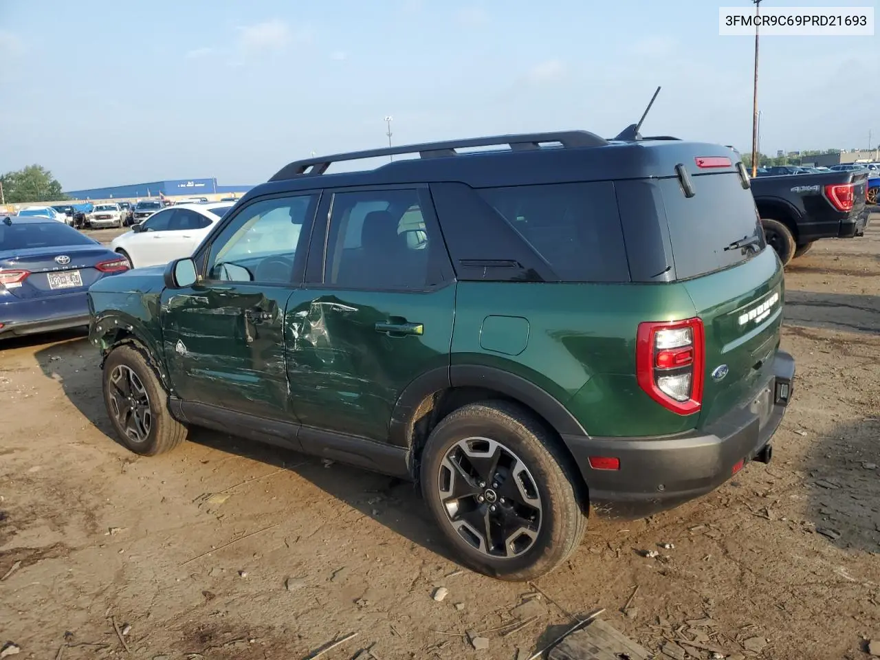 2023 Ford Bronco Sport Outer Banks VIN: 3FMCR9C69PRD21693 Lot: 62377695