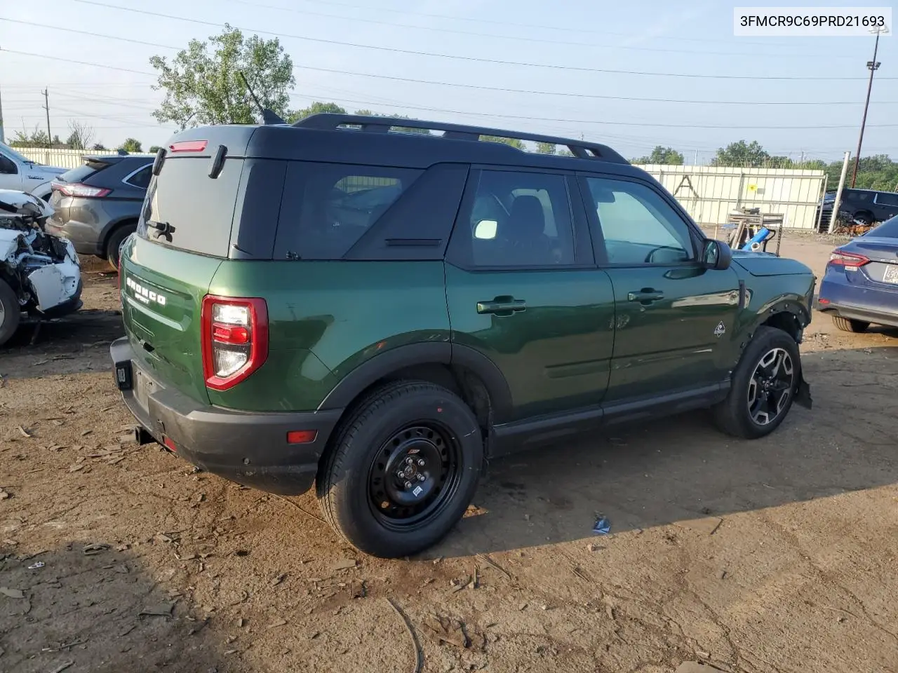 2023 Ford Bronco Sport Outer Banks VIN: 3FMCR9C69PRD21693 Lot: 62377695