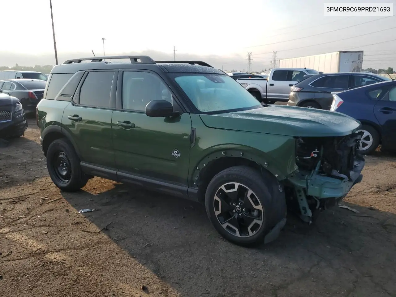 2023 Ford Bronco Sport Outer Banks VIN: 3FMCR9C69PRD21693 Lot: 62377695