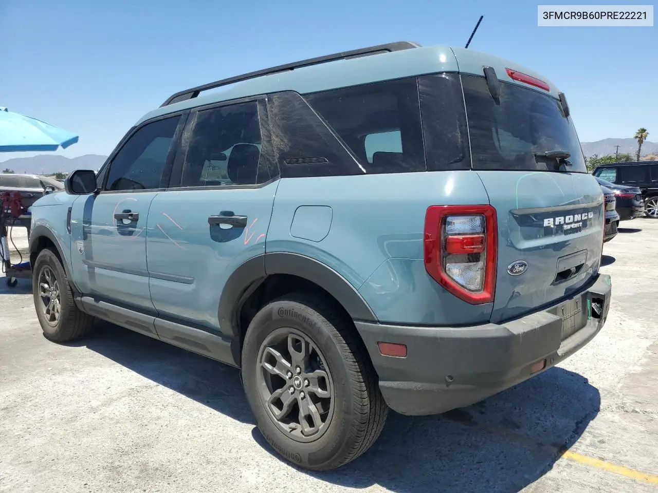 2023 Ford Bronco Sport Big Bend VIN: 3FMCR9B60PRE22221 Lot: 62662645