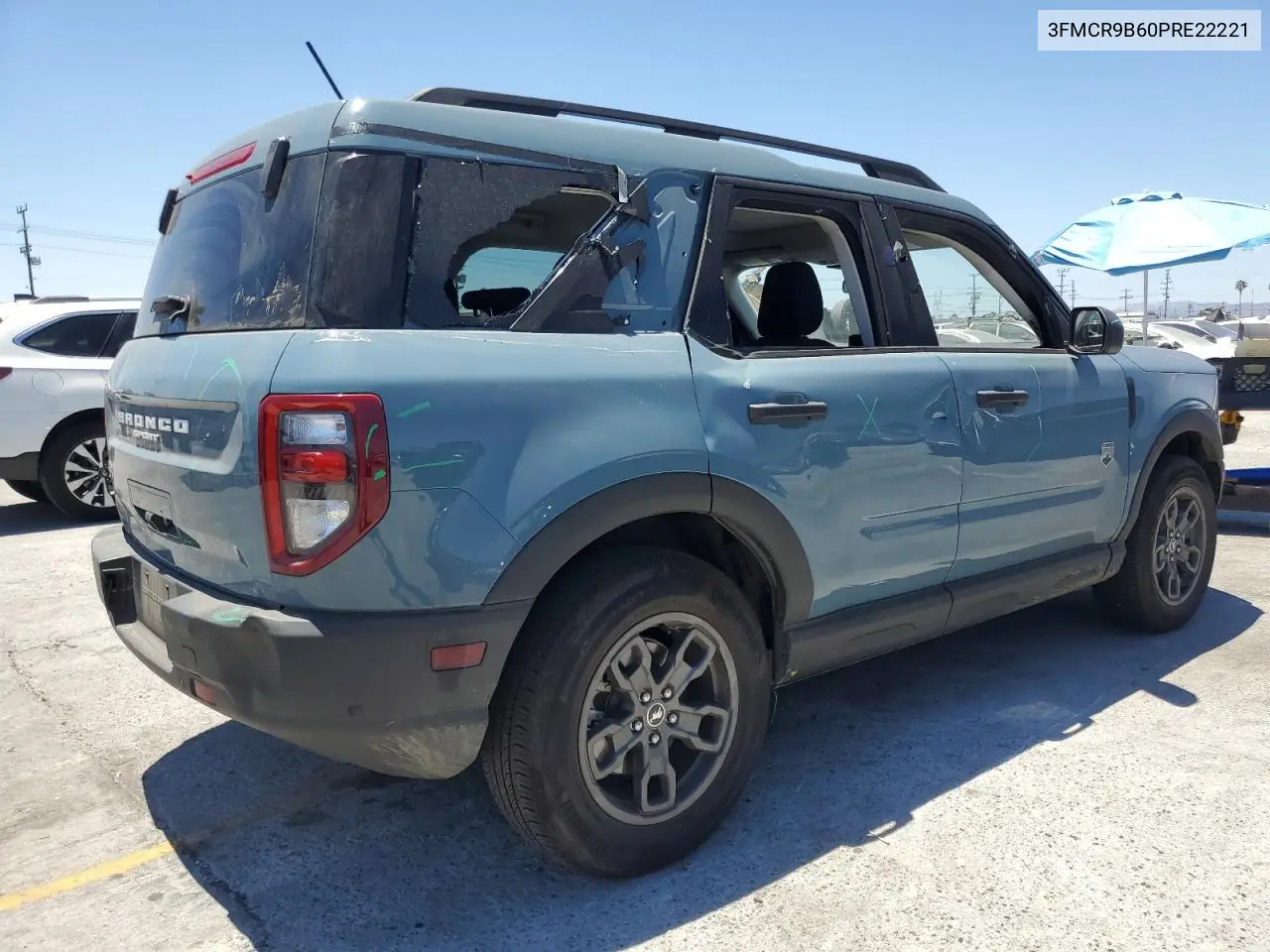 2023 Ford Bronco Sport Big Bend VIN: 3FMCR9B60PRE22221 Lot: 62662645