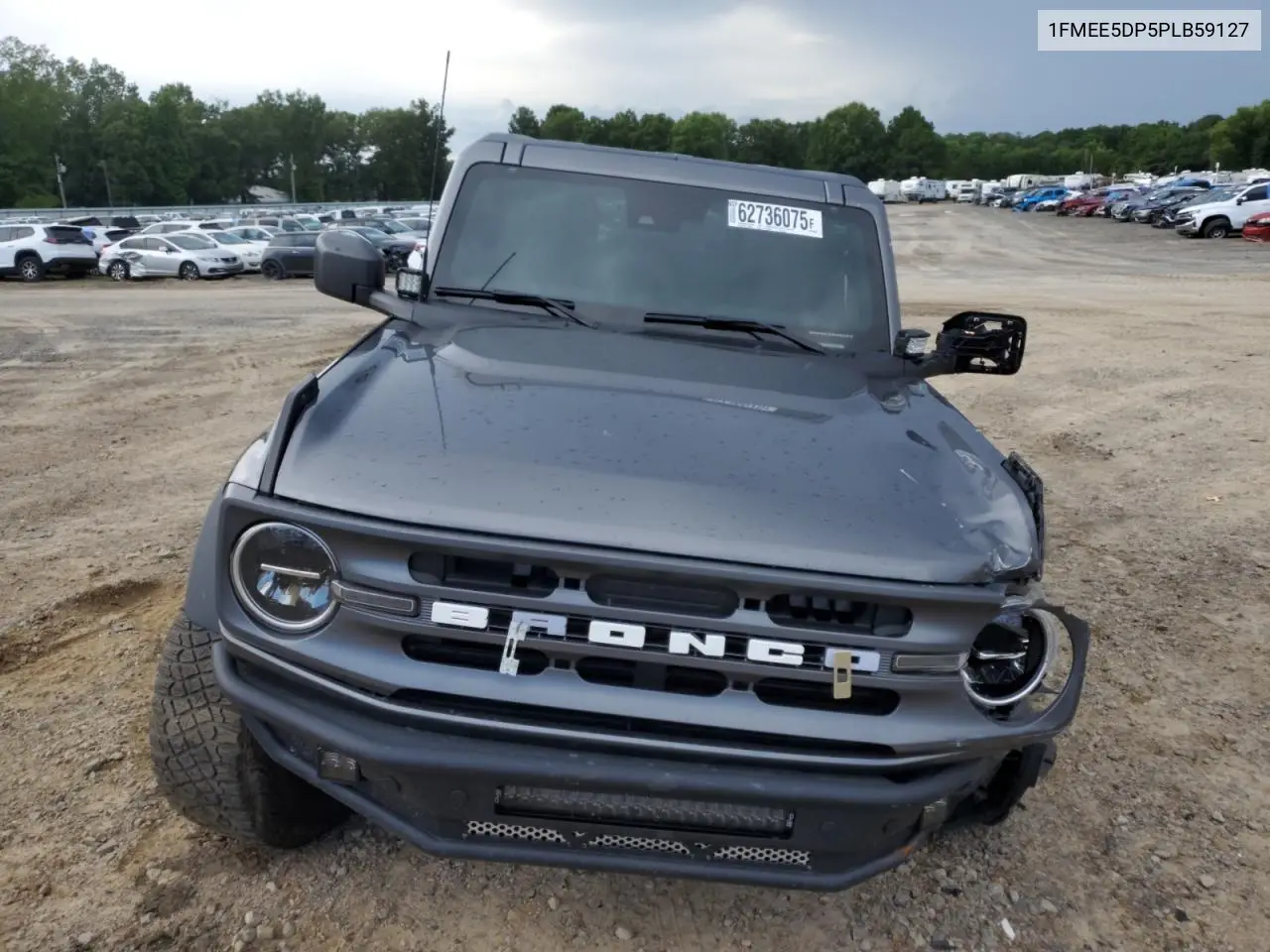 2023 Ford Bronco Base VIN: 1FMEE5DP5PLB59127 Lot: 62736075