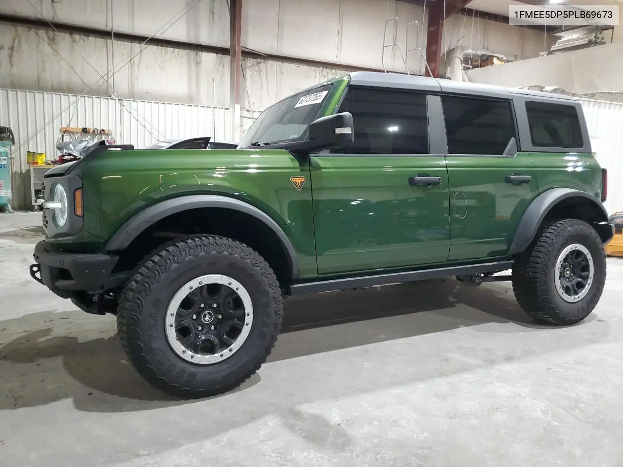 2023 Ford Bronco Base VIN: 1FMEE5DP5PLB69673 Lot: 62737265