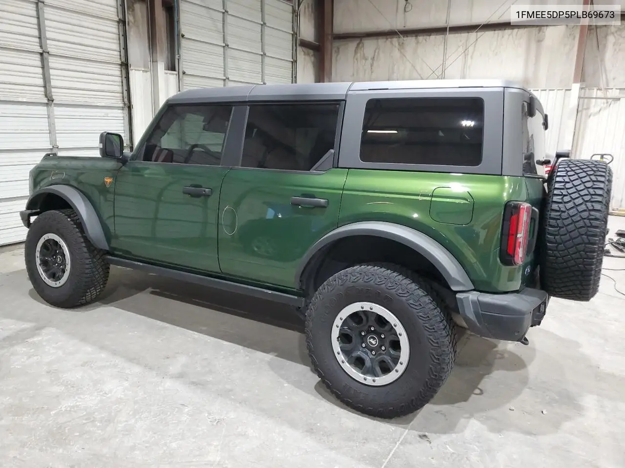 2023 Ford Bronco Base VIN: 1FMEE5DP5PLB69673 Lot: 62737265