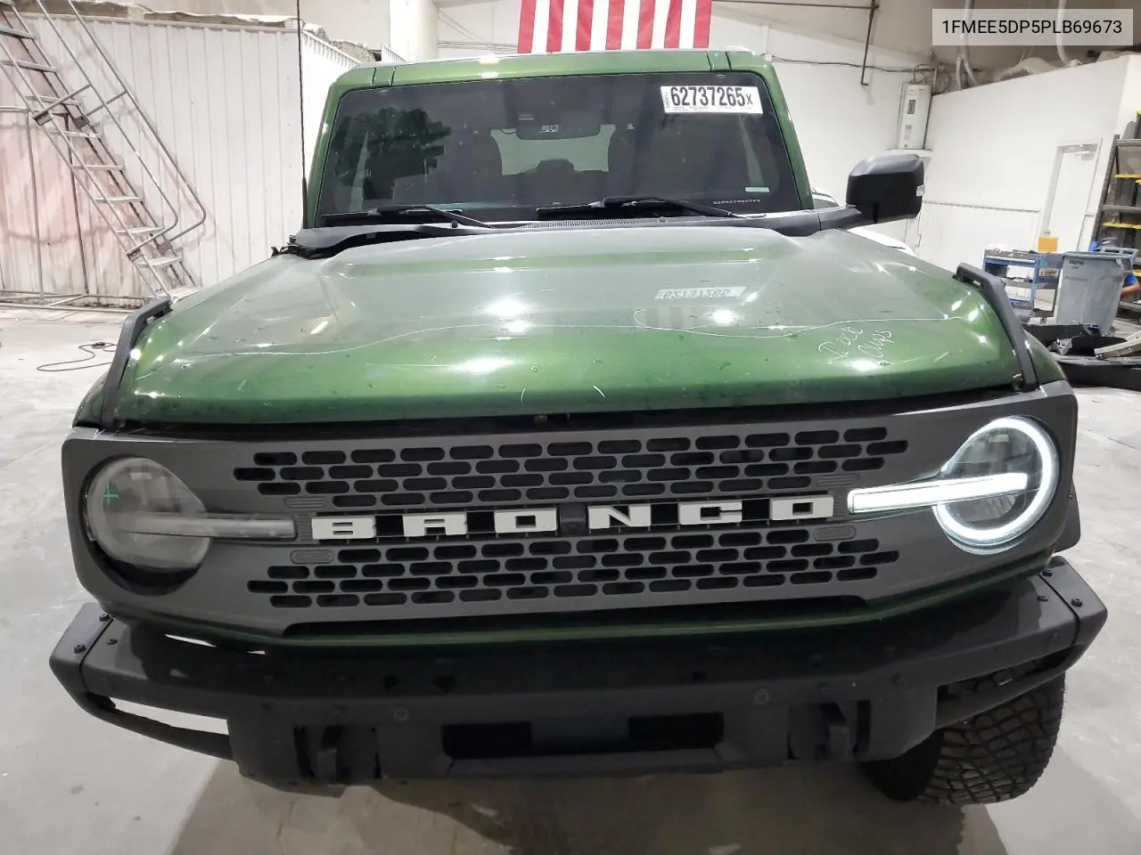 2023 Ford Bronco Base VIN: 1FMEE5DP5PLB69673 Lot: 62737265