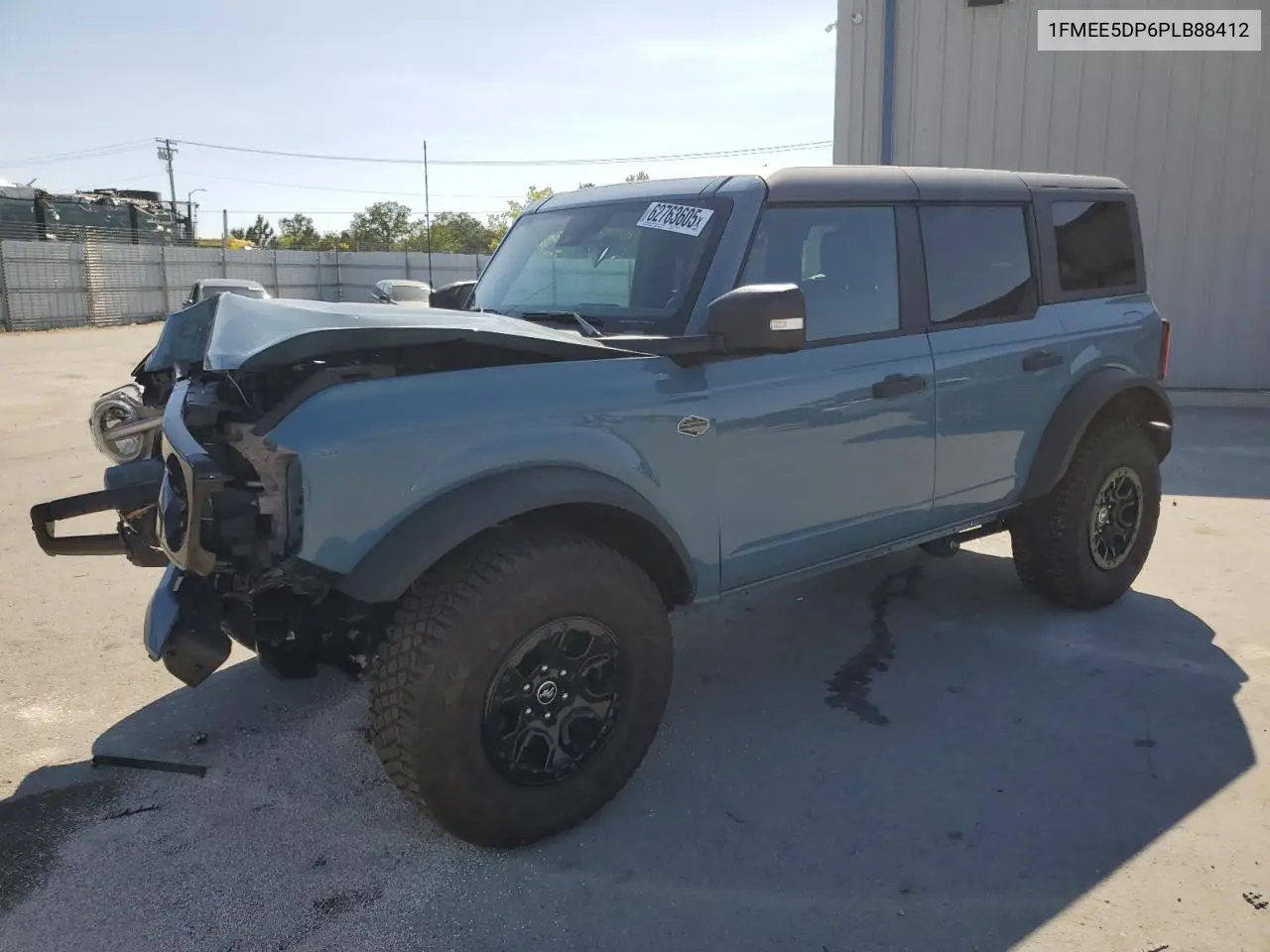 2023 Ford Bronco Base VIN: 1FMEE5DP6PLB88412 Lot: 62763605