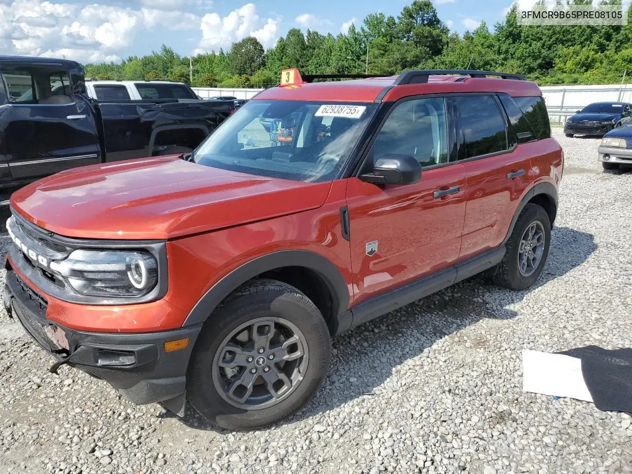 2023 Ford Bronco Sport Big Bend VIN: 3FMCR9B65PRE08105 Lot: 62938755