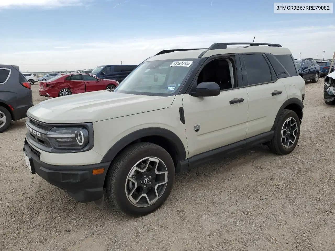 2024 Ford Bronco Sport Big Bend VIN: 3FMCR9B67RRE79082 Lot: 51181735