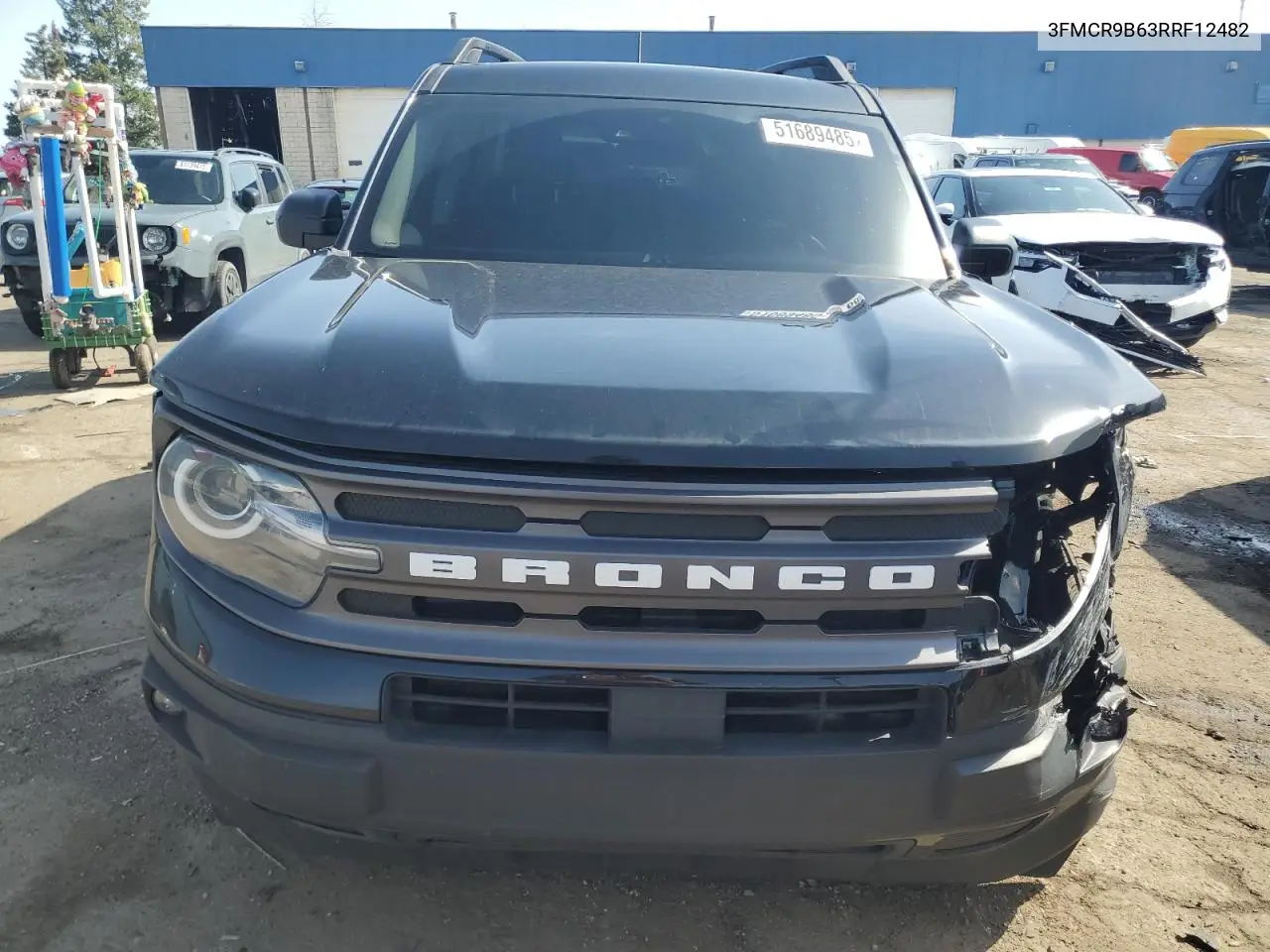 2024 Ford Bronco Sport Big Bend VIN: 3FMCR9B63RRF12482 Lot: 51689485