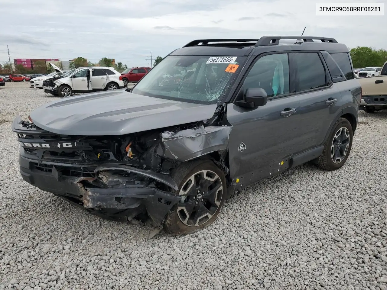 2024 Ford Bronco Sport Outer Banks VIN: 3FMCR9C68RRF08281 Lot: 56272655