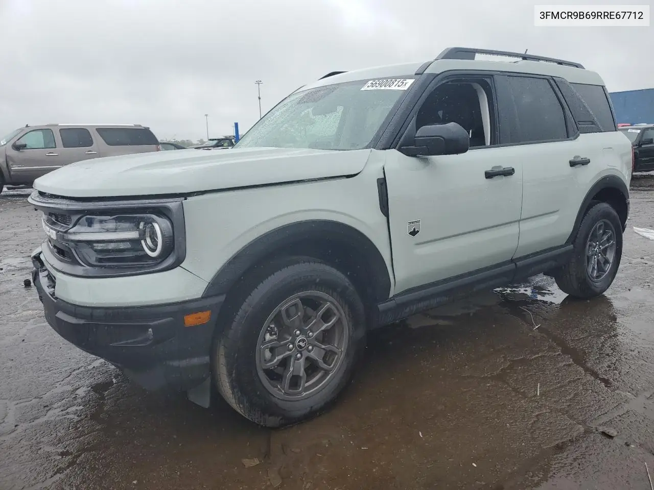 2024 Ford Bronco Sport Big Bend VIN: 3FMCR9B69RRE67712 Lot: 56900815