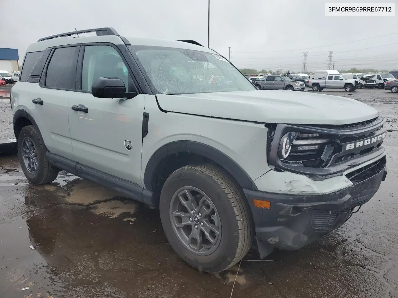 2024 Ford Bronco Sport Big Bend VIN: 3FMCR9B69RRE67712 Lot: 56900815