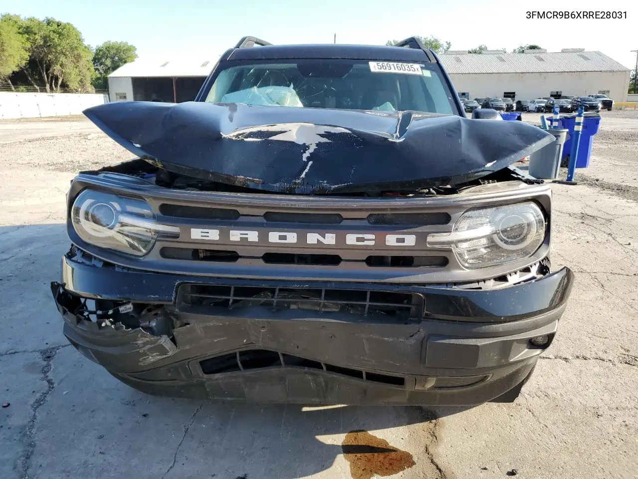 2024 Ford Bronco Sport Big Bend VIN: 3FMCR9B6XRRE28031 Lot: 56916035