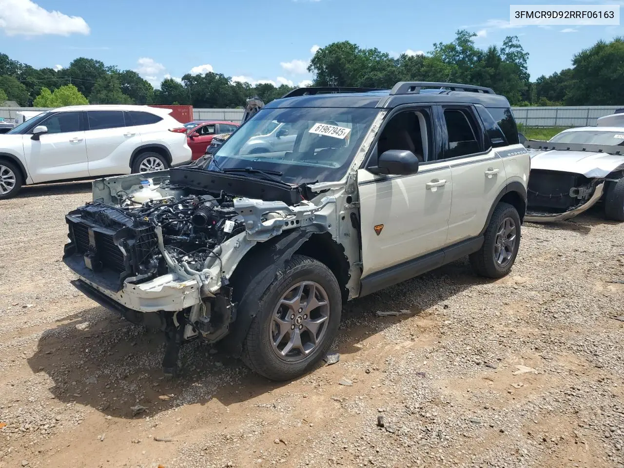 2024 Ford Bronco Sport Badlands VIN: 3FMCR9D92RRF06163 Lot: 61967945
