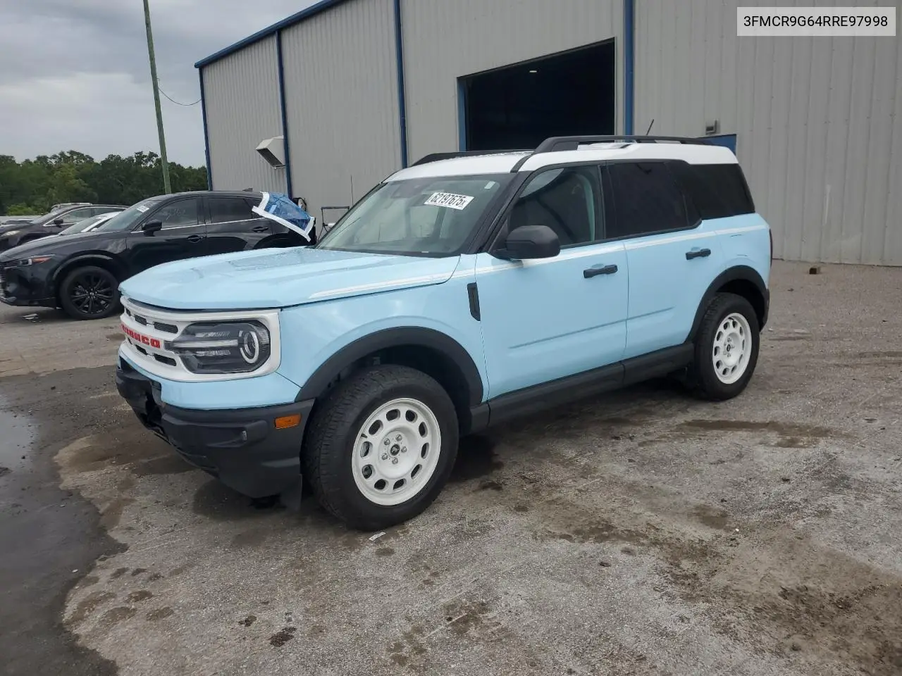 2024 Ford Bronco Sport Heritage VIN: 3FMCR9G64RRE97998 Lot: 62197675