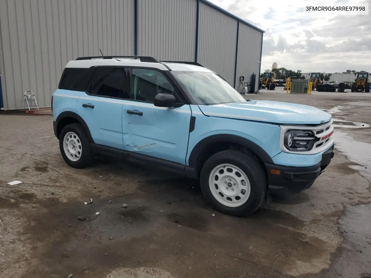 2024 Ford Bronco Sport Heritage VIN: 3FMCR9G64RRE97998 Lot: 62197675