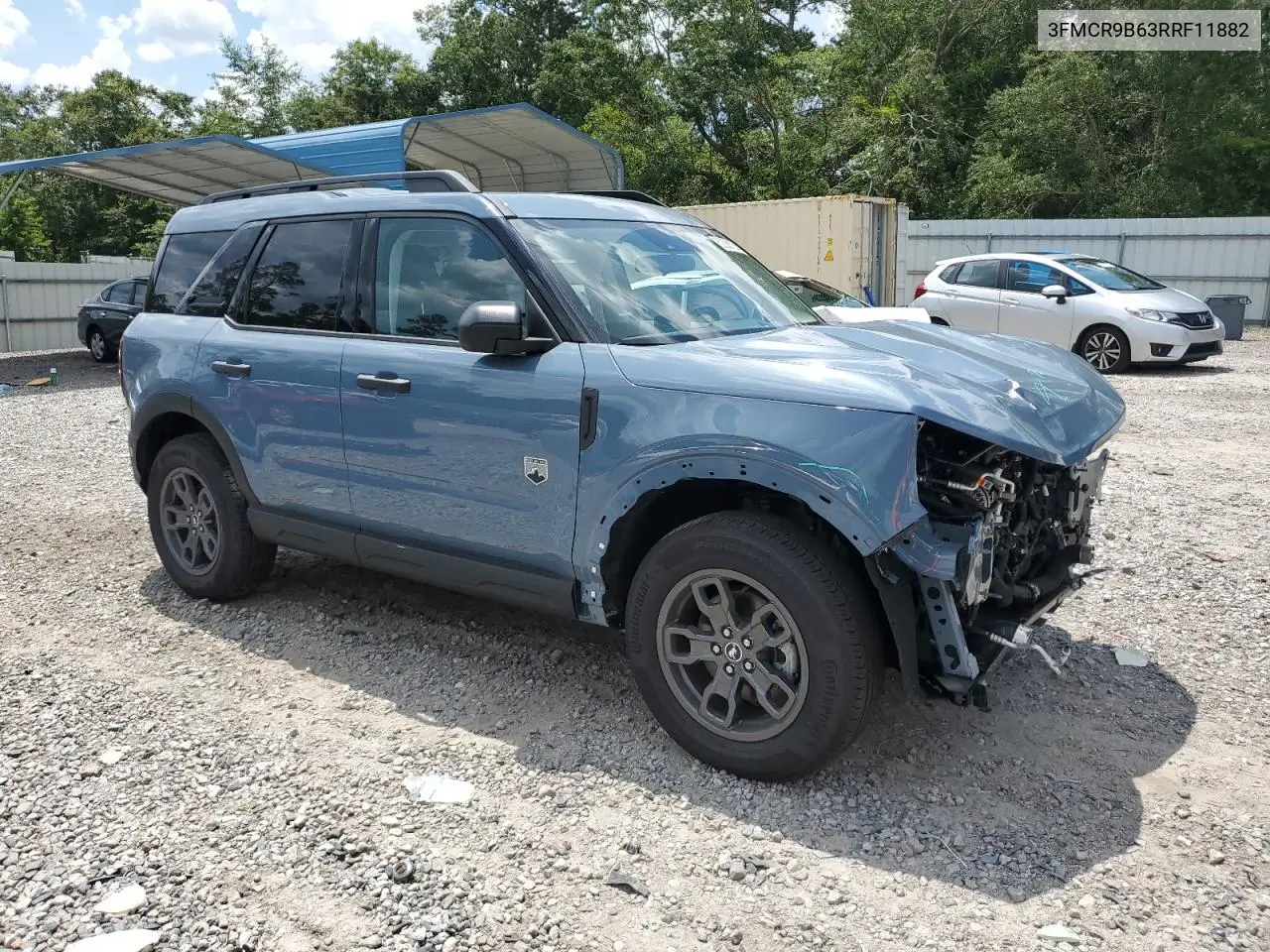 2024 Ford Bronco Sport Big Bend VIN: 3FMCR9B63RRF11882 Lot: 62336135