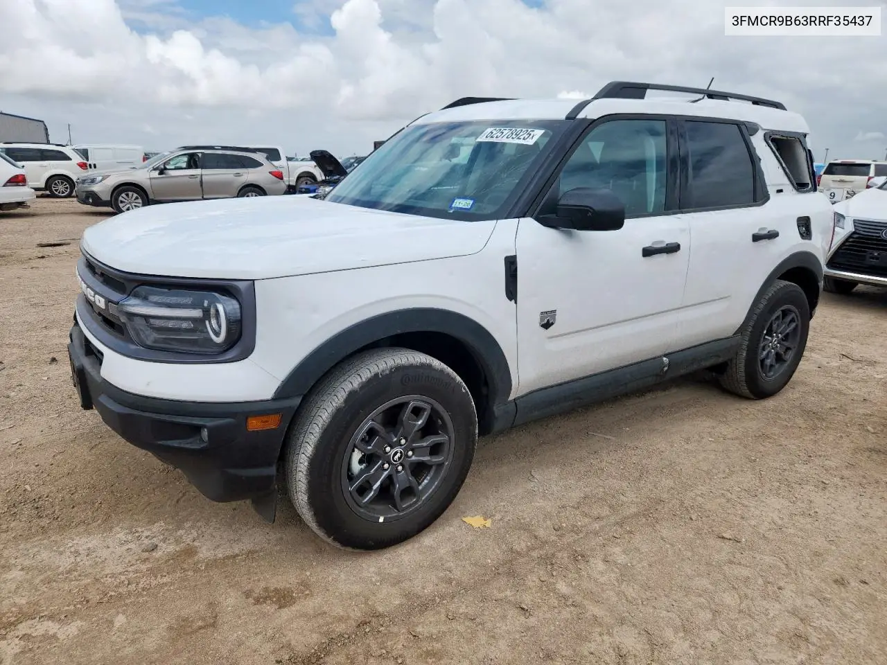2024 Ford Bronco Sport Big Bend VIN: 3FMCR9B63RRF35437 Lot: 62578925