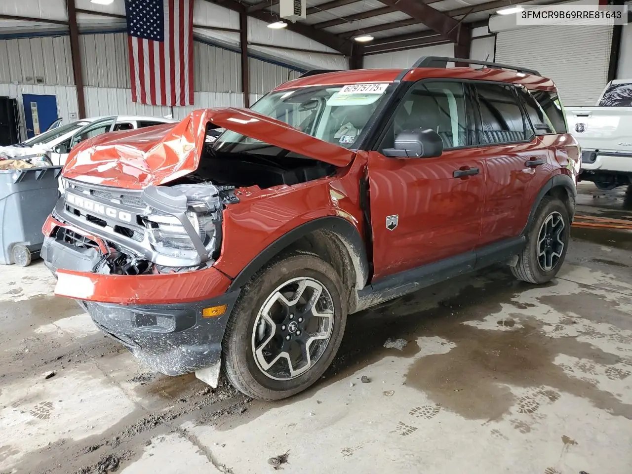 2024 Ford Bronco Sport Big Bend VIN: 3FMCR9B69RRE81643 Lot: 62975775