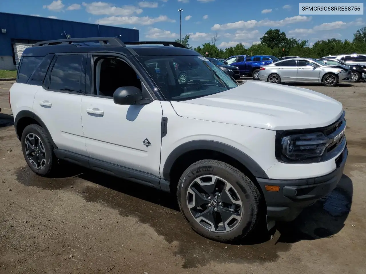 2024 Ford Bronco Sport Outer Banks VIN: 3FMCR9C68RRE58756 Lot: 63020775