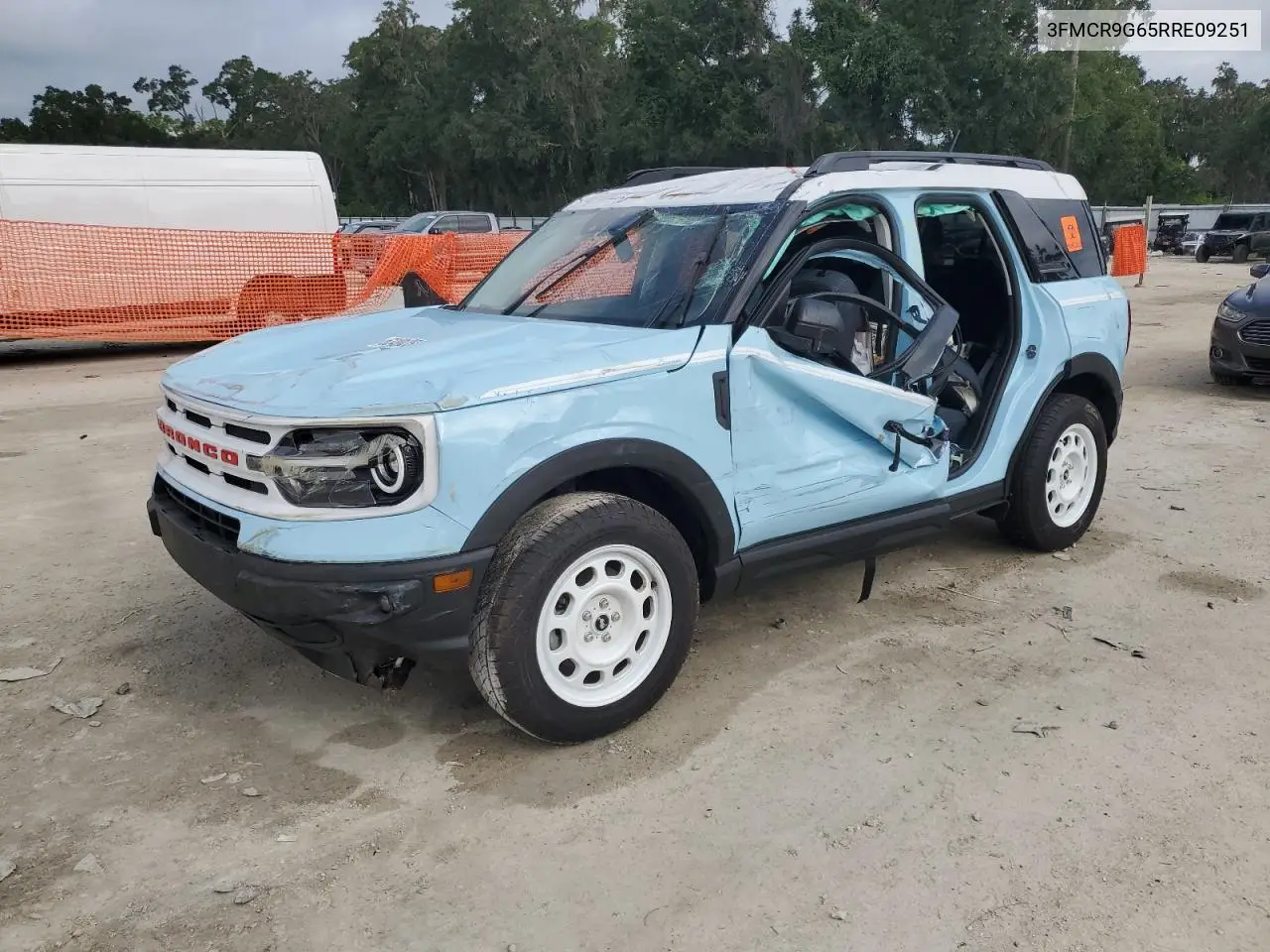 2024 Ford Bronco Sport Heritage VIN: 3FMCR9G65RRE09251 Lot: 63491285