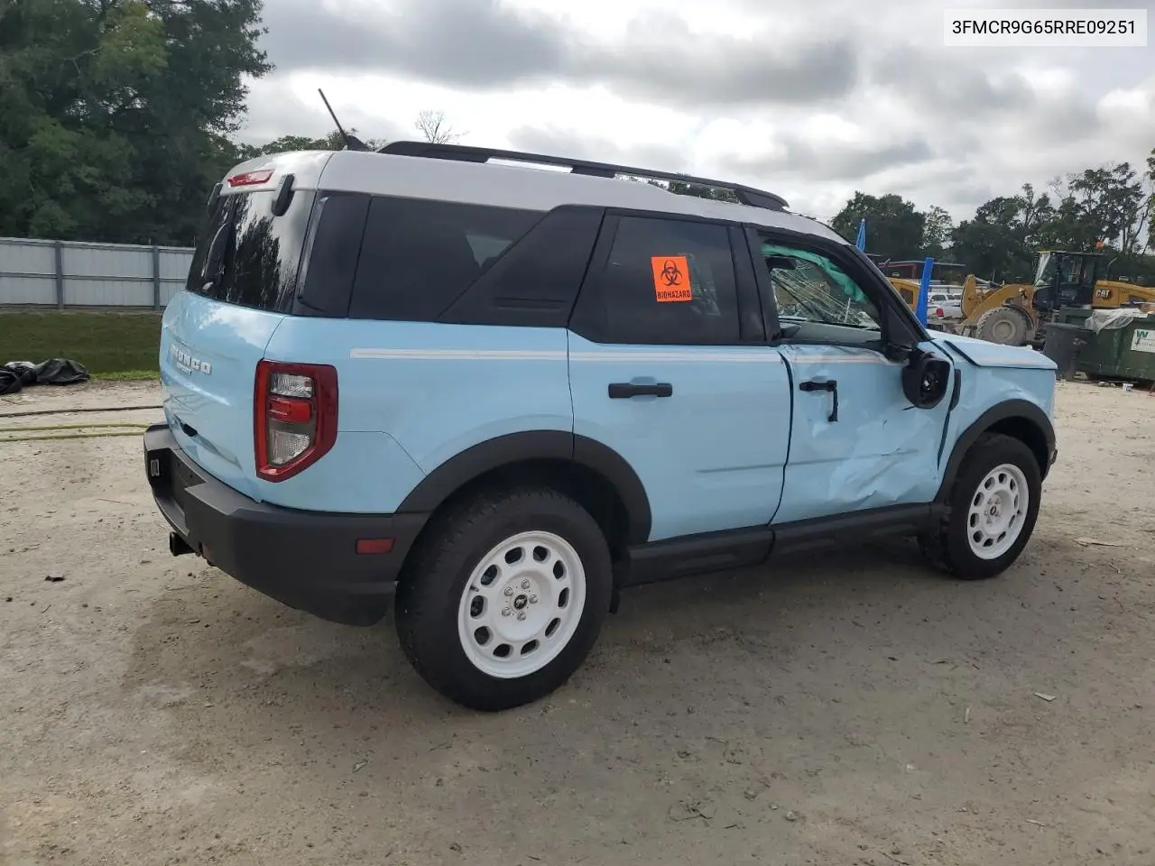 2024 Ford Bronco Sport Heritage VIN: 3FMCR9G65RRE09251 Lot: 63491285