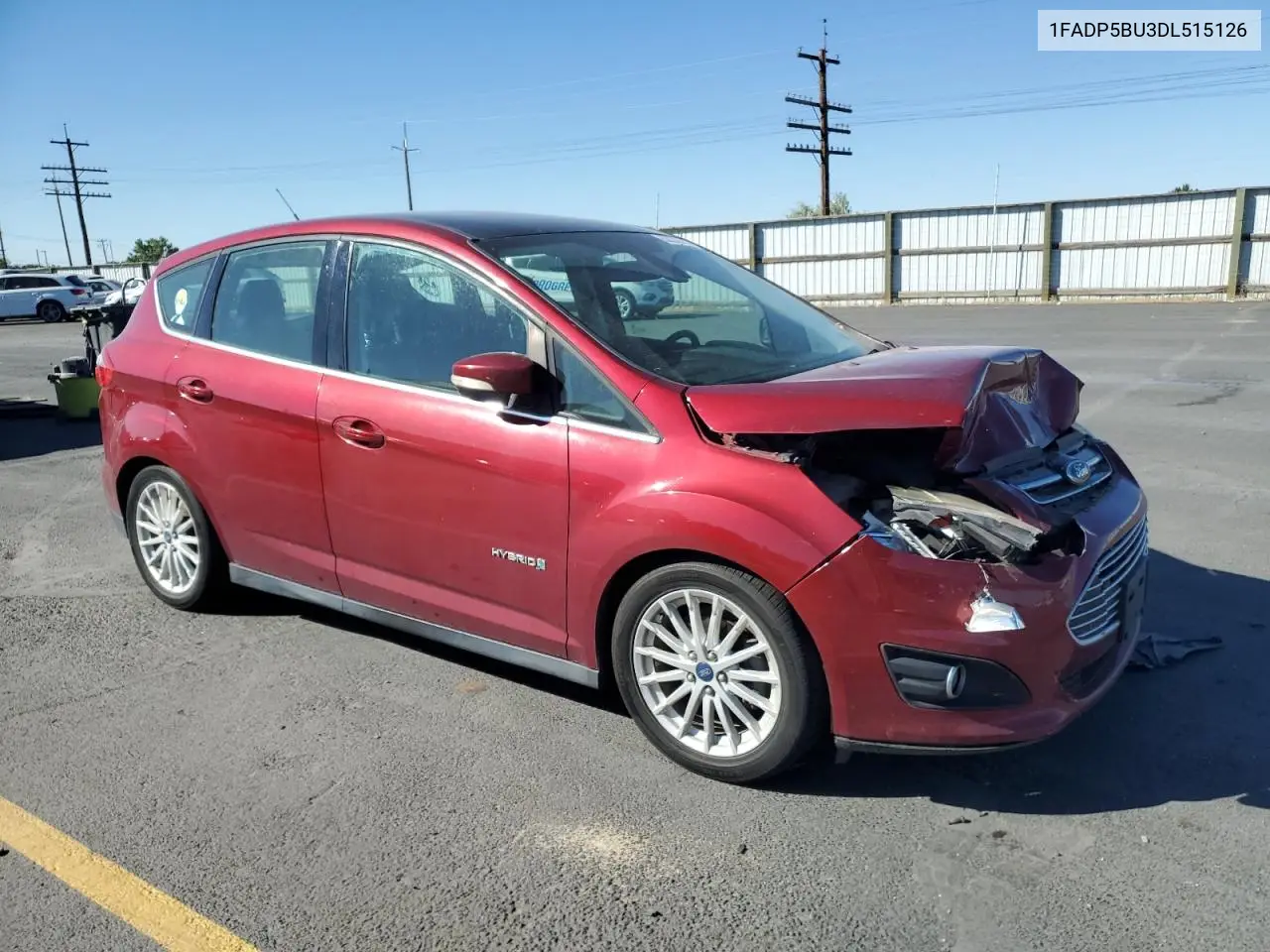 2013 Ford C-Max Sel VIN: 1FADP5BU3DL515126 Lot: 62732275