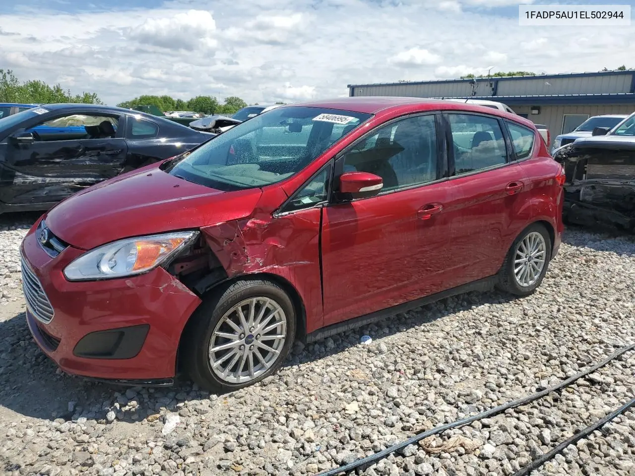 2014 Ford C-Max Se VIN: 1FADP5AU1EL502944 Lot: 58406995